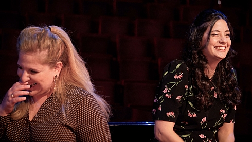The sisters' duet